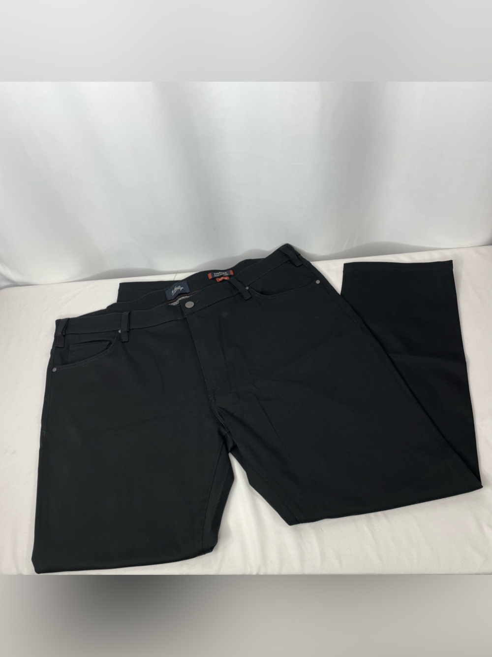 34 Heritage Charisma Black Stretch Pants 44x30 Altered Relaxed Straight